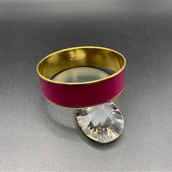 MONET Pink/Plum & Gold Bracelet Bangle - Picture 3 of 7